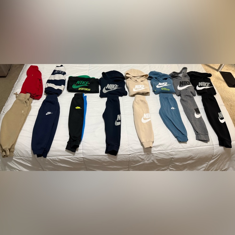 ‼️SOLD‼️7 Nike sweat suits bundle 1 ralph lauren set